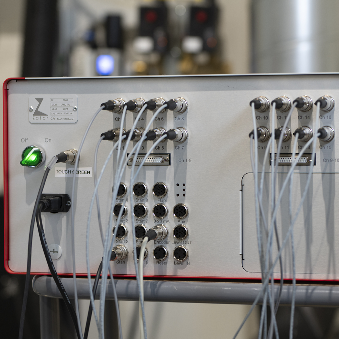 detail van een machine bij de Maan Group in Raalte