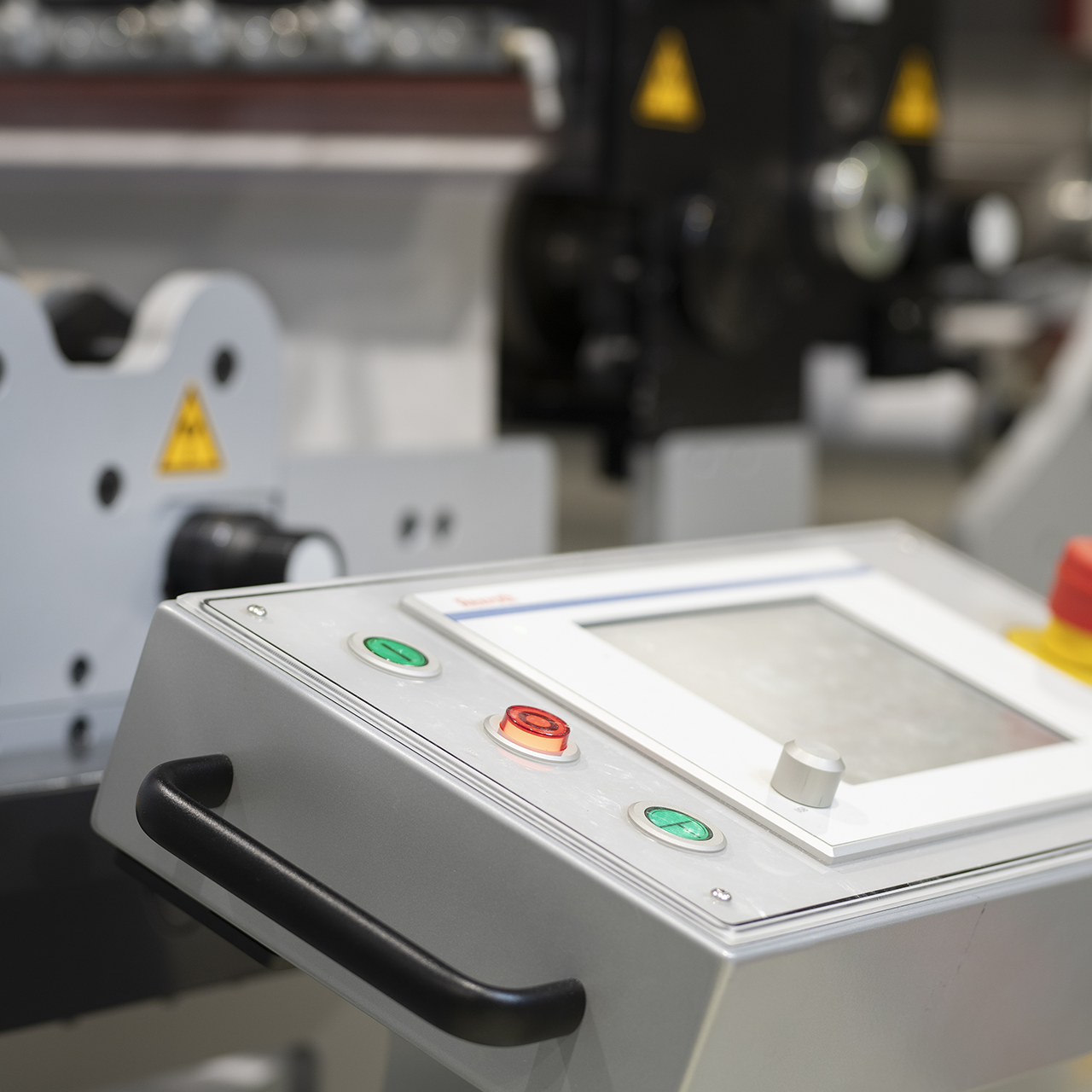 detail van een machine bij de Maan Group in Raalte